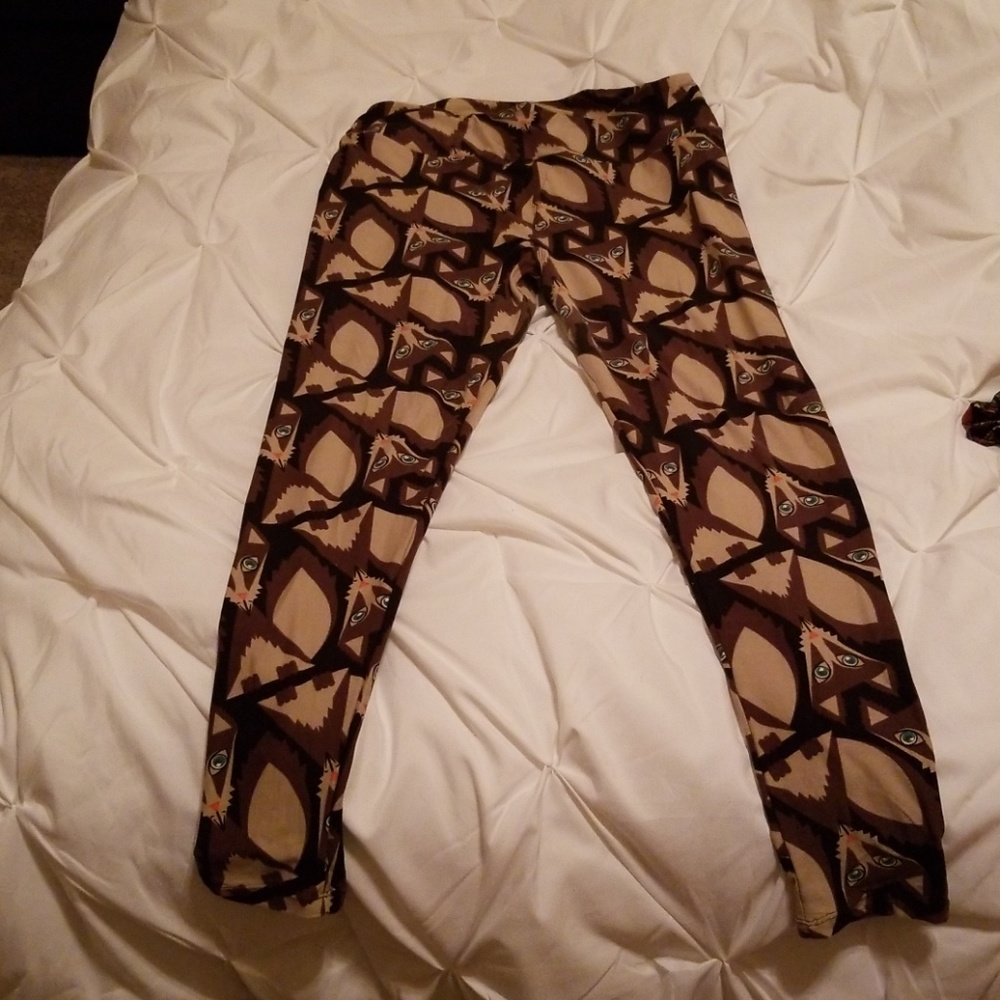 Lularoe leggings foxes tc